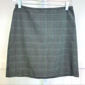 My Michelle Grey Plaid Pencil Midi Skirt | 5/6